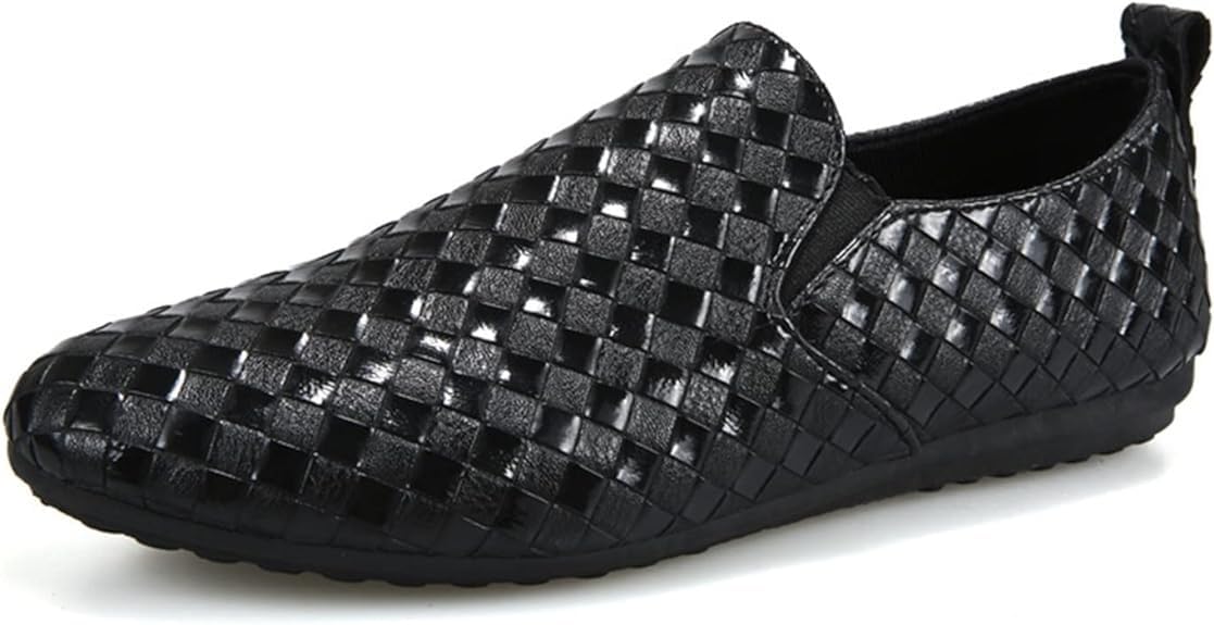 Kraasa Loafer Premium Leather Mens Casual Shoes Slip On Mens Driving Penny Loafers for Men Lightweight Breathable, Casuals Black UK 8 (B0CYQHD5XF) Amazon Price History, Amazon Price Tracker