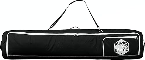 Miniatura 4 de Bolsa de esquí con ruedas para viajes aéreos - Capacidad para 2 pares de esquís