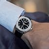 AGELOCER Men's Top Dress Luxury Mechanical Automatic Calendar Stainless Steel Band Luminous Diamond Fashion Watches