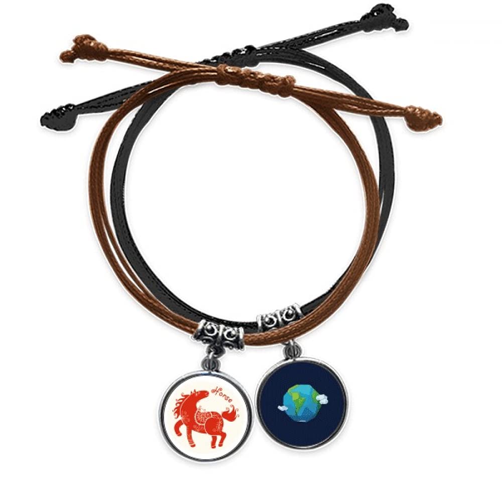 Pulsera roja caballo zodiaco chino para el bienestar y estilo diario 3