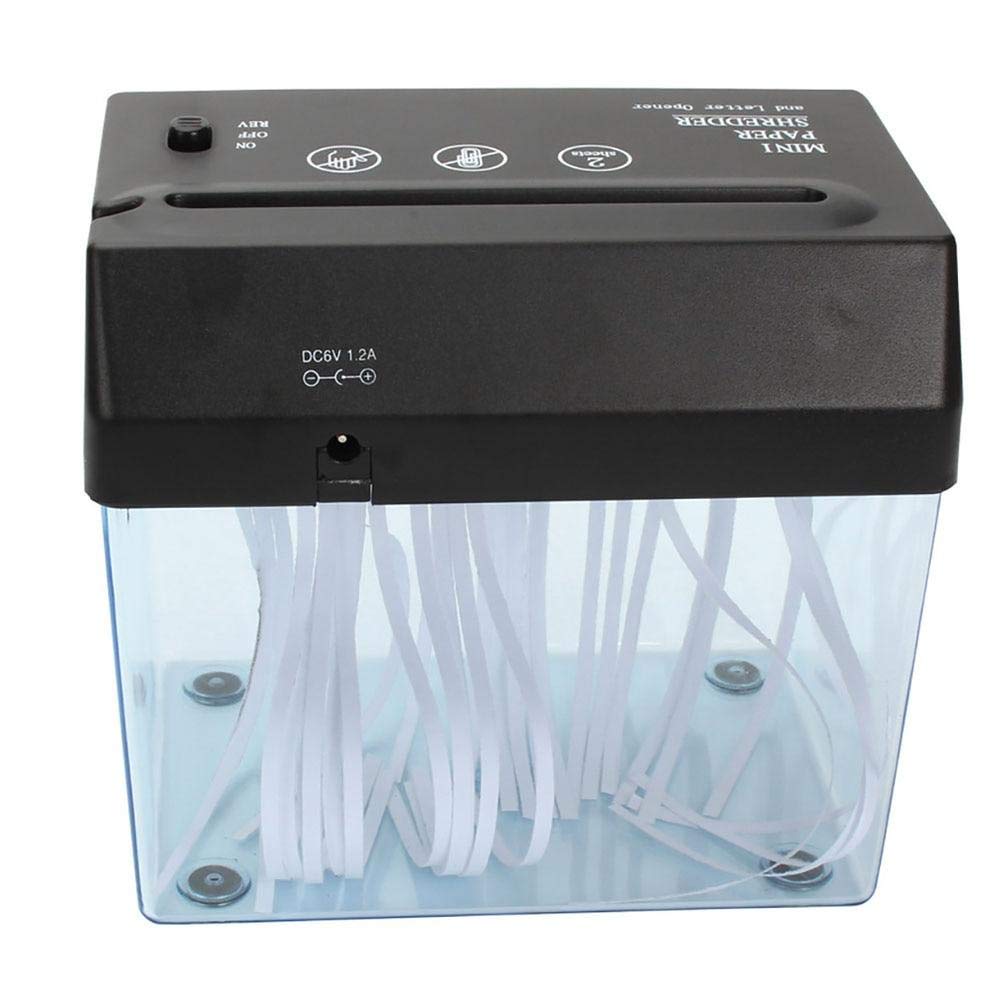 Destructeur de papier électrique A4 A6 USB compact et mini machine de coupe à bande