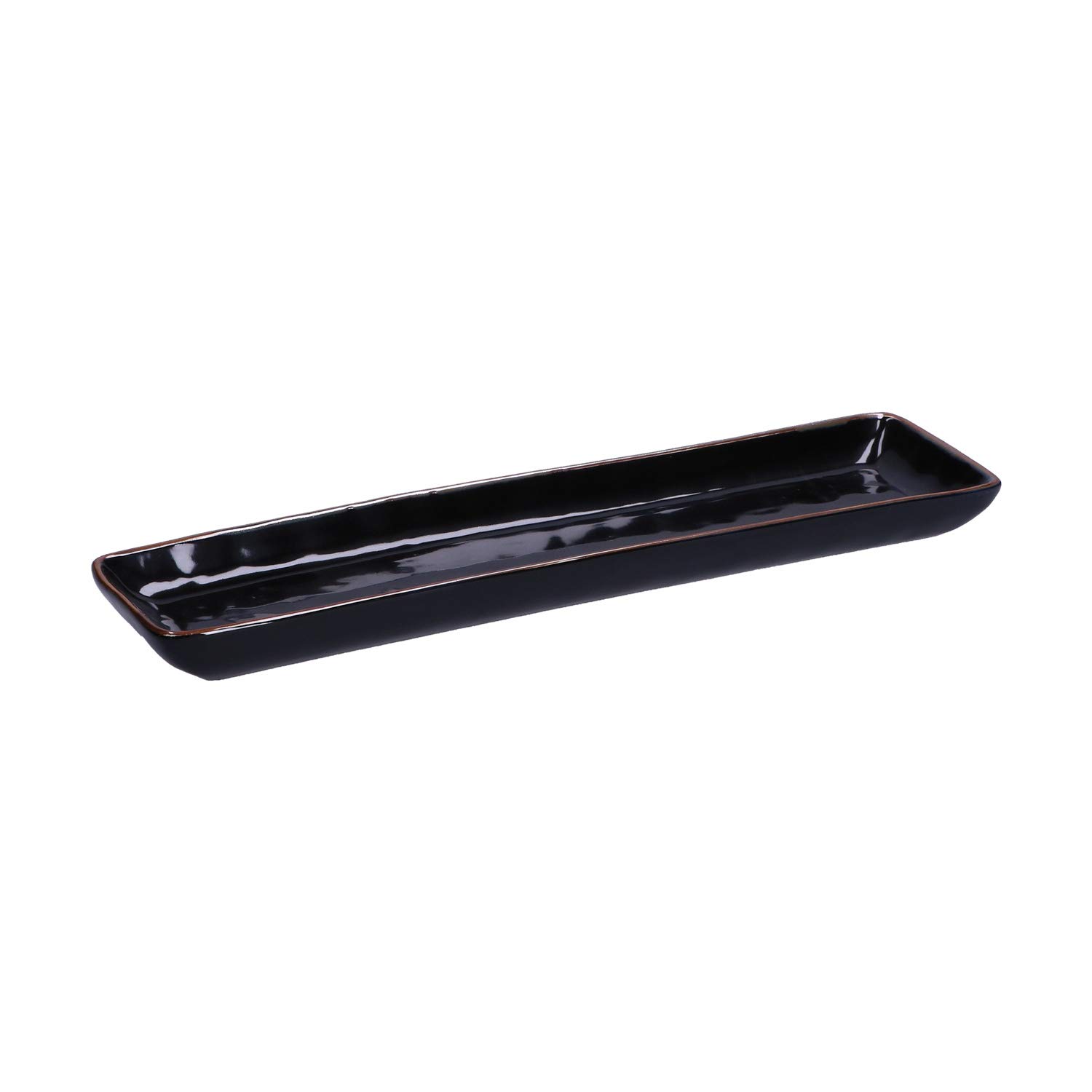 Rose & Tulipani – Konzert-Schwarz, rechteckig, 32 x 8 cm, Set mit 4 Stück