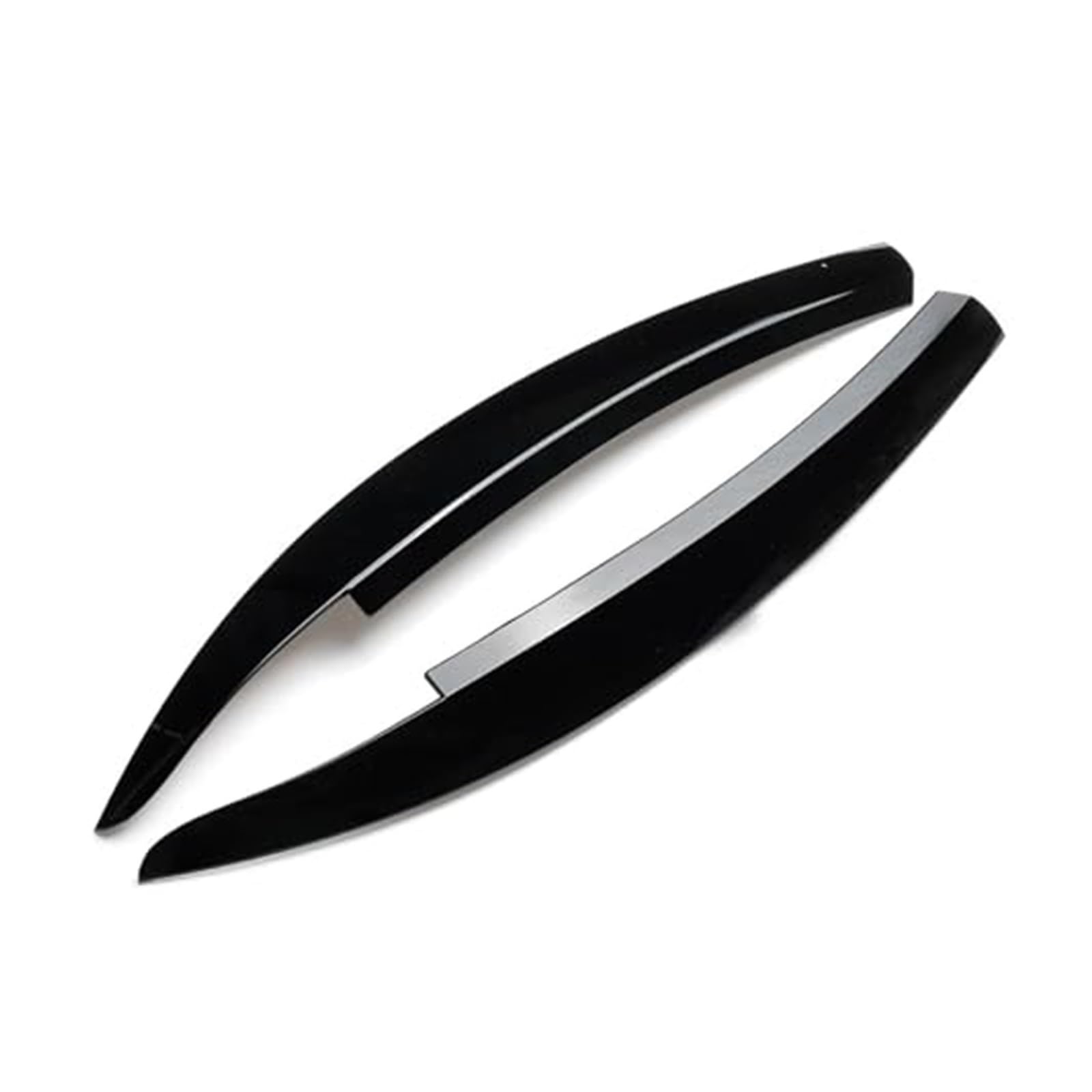 Calcomanías para faros de automóviles, BTFWM Pegatinas for cejas de faros delanteros de coche, for VW, for Scirocco, R, for GTS 2008-2012 2013 2014 2015 2016 2017(BLACK Glossy Black)
