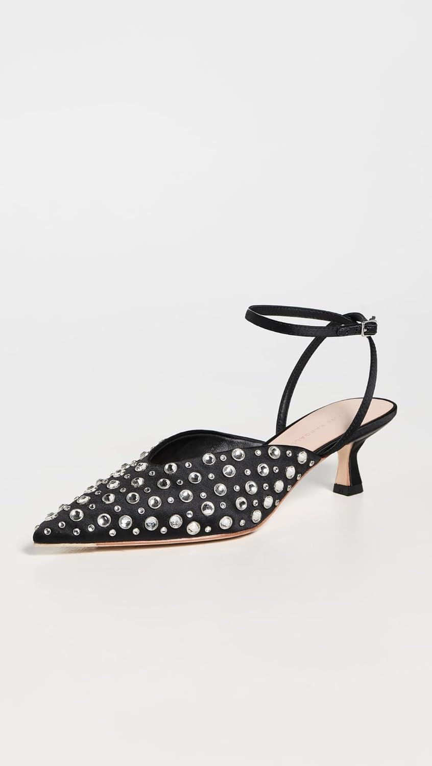 Loeffler Randall Women's Rio Smocked Kitten Heels - Image 3