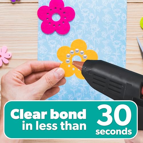 Buena Goods 200 Pack Mini Hot Glue Sticks for Mini Hot Glue Guns - 4" x 0.27" - Bond and Craft on Metal, Paper, Glass, Wood, and More - Quick Drying and Transparent Sticks Bulk - Image 4