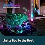 Linkind Smart Solar Lights Outdoor SL5C, Solar Spotlight Color Changing APP/Voice Control Landscape Lighting, IP67 Spot Lights Outdoor Waterproof for Yard, Garden, Pathway(2 Pack) - Image 4