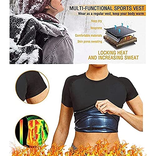 T-shirt de sauna pour une meilleure transpiration et combustion des graisses – Idéal pour l'entraînement et la perte de poids