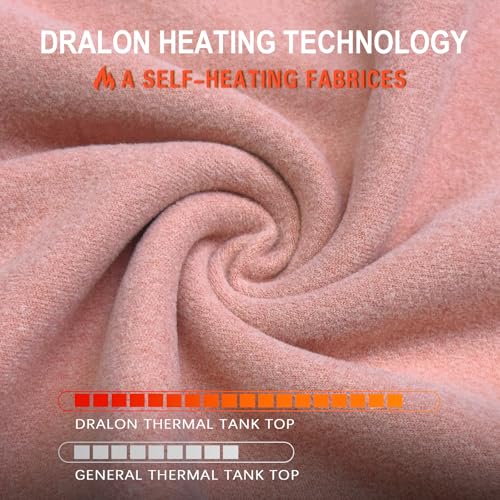 Image of Thermal Underwear Tank Top Fleece Shirt Cami Sleeveless Thermal Top Warm Undershirt Base Layer Women Cold Weather