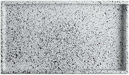 FMURY Ceramics Marble Pattern Storage Tray Tableware Kitchen Food Breakfast Round Trays Decorative Wedding Tray(Style A) image 5