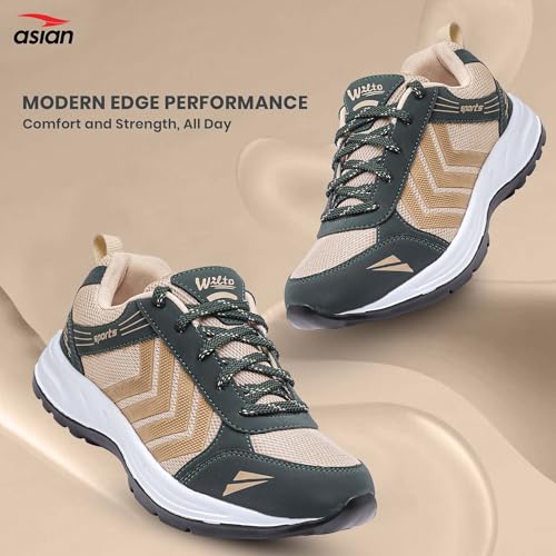 Image of ASIAN Wonder-14 Men's Sports Shoes | Lightweight, Breathable Sneakers with Cushioned Sole & Anti-Slip Grip | Perfect for Running, Walking, Gym & Daily Casual Wear