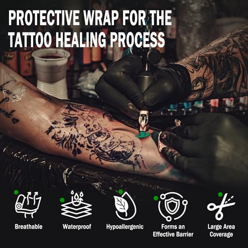 image for HEXSOLID Second Skin Tattoo Cover Tattoo Aftercare Bandage Transparent