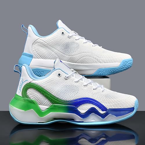 Men's Anti Slip Training Sports Shoes, Lightweight and Breathable Basketball Shoes2