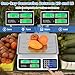 Goplus 66lb Price Computing Scale, Commercial Food Scale with Dual LCD Displays, Rechargeable Battery, Stainless Steel Platform, Price Calculation for Farmers Market, Deli, Meat Shop (Not for Trade)