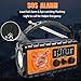20000mah Hand Crank Emergency Radio,SW/NOAA/AM/FM Weather Radio, Solar Powered Hand Crank Chager with Bige Batery Powered,Portable,Cellphone Charge,SOS,Flashlight for Emergency/Home (Orange)