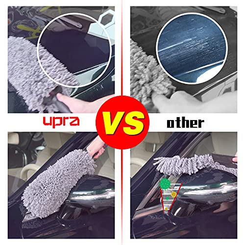 Upra CAR DUSTER SET 001 Ultimate Car Duster Kit,Best Microfiber Multipurpose Duster,Interior &Exterior Cleaning Tools,Dashboard Detailing Brush,Scratch Lint Free,Pollen Removing,Extendable Handle,Tuck,Suv,Rv,Set Of 4 thumb #7