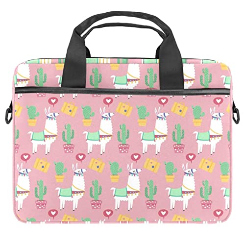 Sacoche pour ordinateur portable anti-choc et légère motif Alpaga 13"