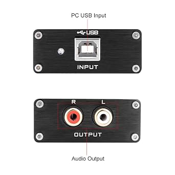 ES9018K2M Audio Decoder DAC HiFi USB Sound Card Decoding Support 32Bit 384KHz for Power Amplifier Home Theater