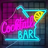Zoom IMG-1 targa neon per cocktail luce Zoom IMG-1 targa neon per cocktail luce