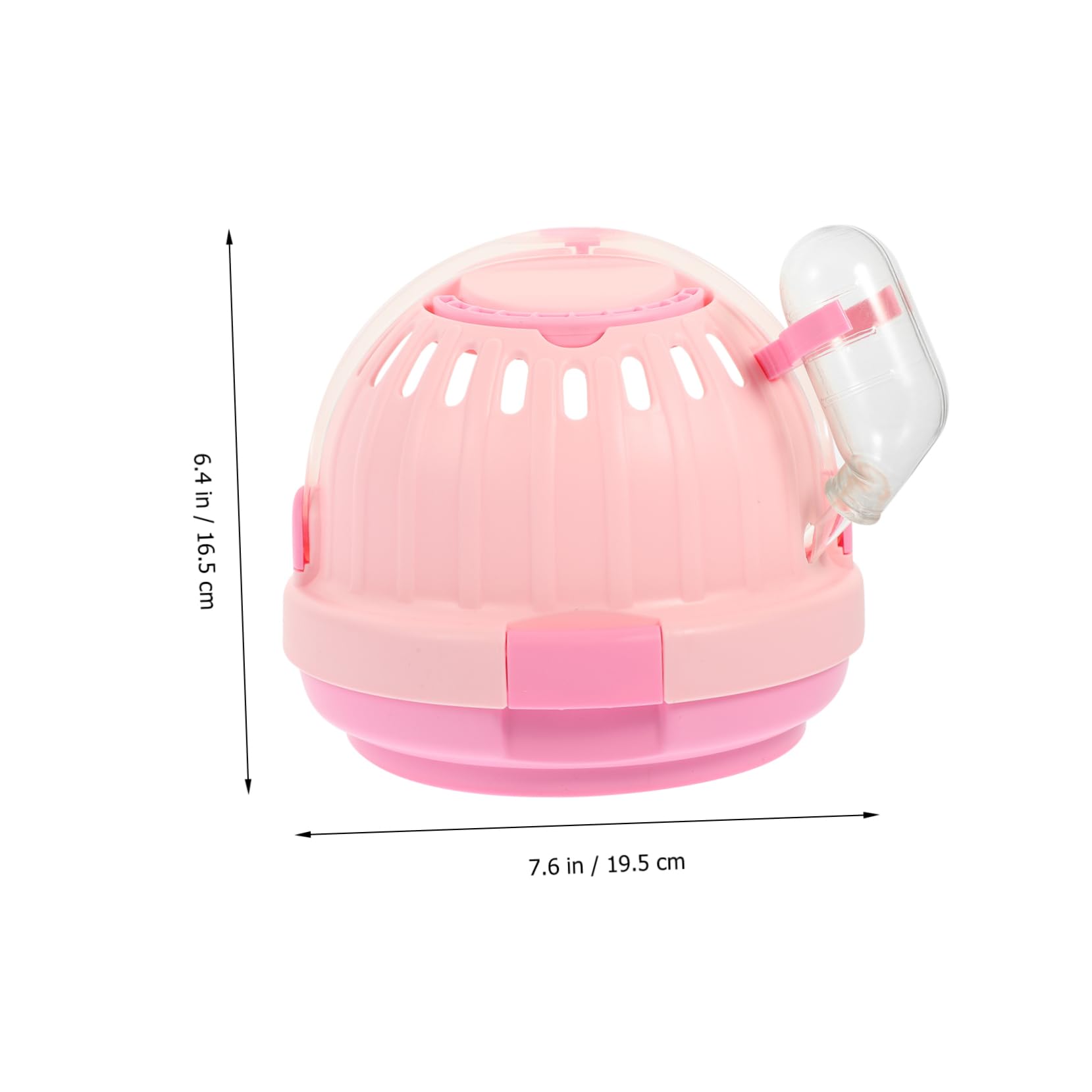 HOUDERCO Small Pet Carrier Sturdy Hamster Travel Box for Mice Guinea Pigs and Ferrets Easy to Clean Portable Design for Safe for Travel and Transportation