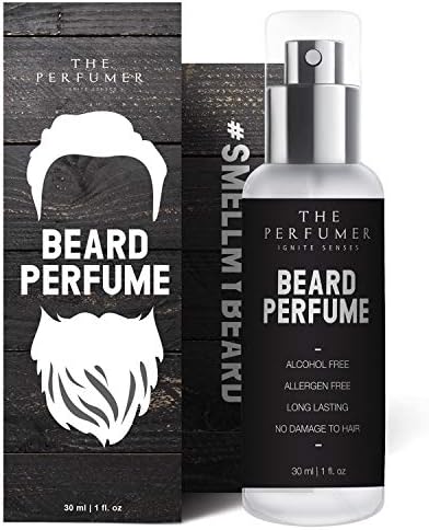 The Perfumer Beard Perfume for Men | No Oil | Manly Fresh Scent | Crafted In Spain | Alcohol Free | No Parabens, Sulfates, Silicones | Allergen Free, 30 ml