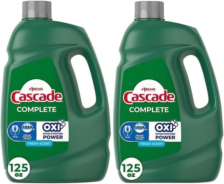 Cascade Complete Gel + Oxi Dishwasher Detergent 125 fl. oz. (2 PACK)