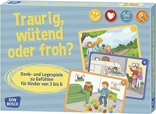 Télécharger Traurig, wütend oder froh?: Denk- und Legespiele zu Gefühlen für Kinder von 3 bis 6 livre En ligne