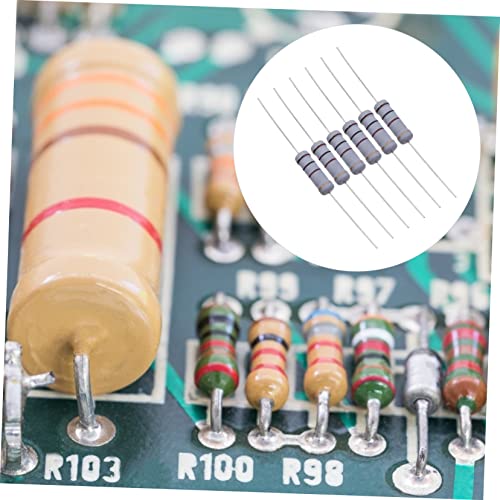 Resistencias de ohm para proyectos electrónicos DIY: componentes PRETYZOOM con terminal axial 2