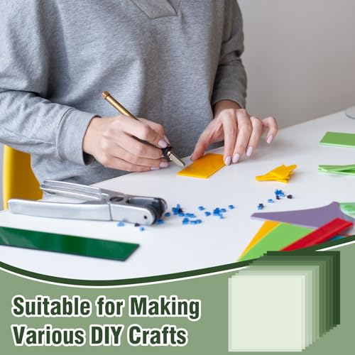 Image of FYSUIMU 12 Sheets Sage Green Acrylic Sheets 1 /8 Thick 12 x 12 Inch Opaque Cast Plexiglass Sheet Acrylic Panel Gradient Green Colored Plastic Sheets for DIY Crafts Laser Cutting Engraving Badges