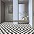 Peel and Stick Floor Tiles: 10pcs11.81 * 11.81in Waterproof Vinyl Flooring self-Adhesive Floor Tile Sticker for Bathroom/Kitchen/Bedroom/livingroom/Hallway(Black and White)