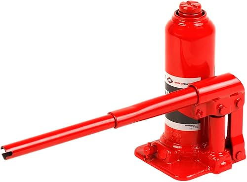 Miniatura 9 de AFF Super Duty Gato hidráulico de botella de 4 toneladas, manual, cilindro soldado, construcción de acero de alta calidad, base forjada y soldada,