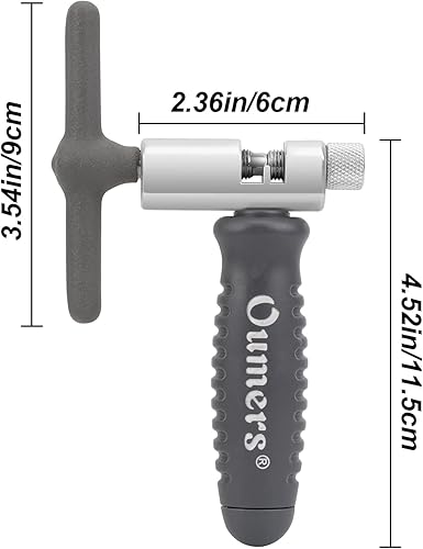 Miniatura 2 de Oumers Herramienta rompedor de bicicleta Chian universal para cadenas de 7, 8, 9, 10, 11 velocidades, quita las cadenas oxidadas fácilmente. Un
