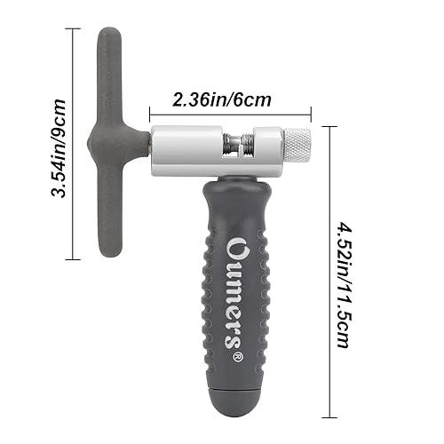 Miniatura 2 de Oumers Herramienta rompedor de bicicleta Chian universal para cadenas de 7, 8, 9, 10, 11 velocidades, quita las cadenas oxidadas fácilmente. Un