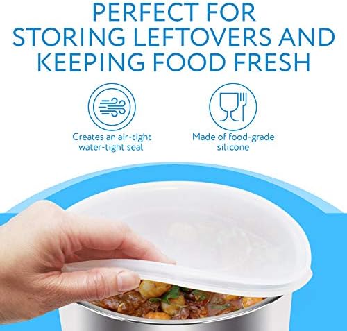 IMPRESA 6 Quart Silicone Inner Pot Lid Compatible with Instant Pot DUO60/LUX60/Smart60 Pressure Cooker Cover - Clear, Retains Steam - Dishwasher & Freezer Safe Silicone Lid - Thumbnail 4