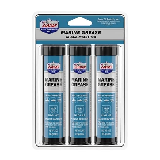Lucas Oil 10682 Marine Grease 3 Ounce Combo Pack (Pack of 10)