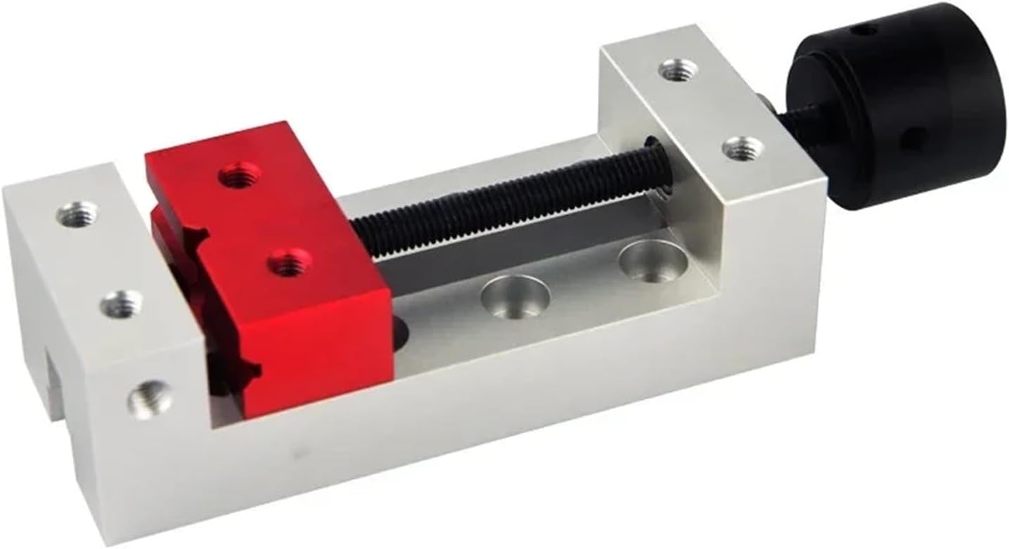 1Pc Mini Bench Vise Engraving Machine CNC Drilling Machine Small Welding Table Manual OperationTable Clamp Milling Machine(50mm)