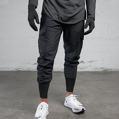 GINTPK Men Cargo Jogger Lightweight Tapered Hiking Pants Sport Running Quick Dry Sweatpants for Training2