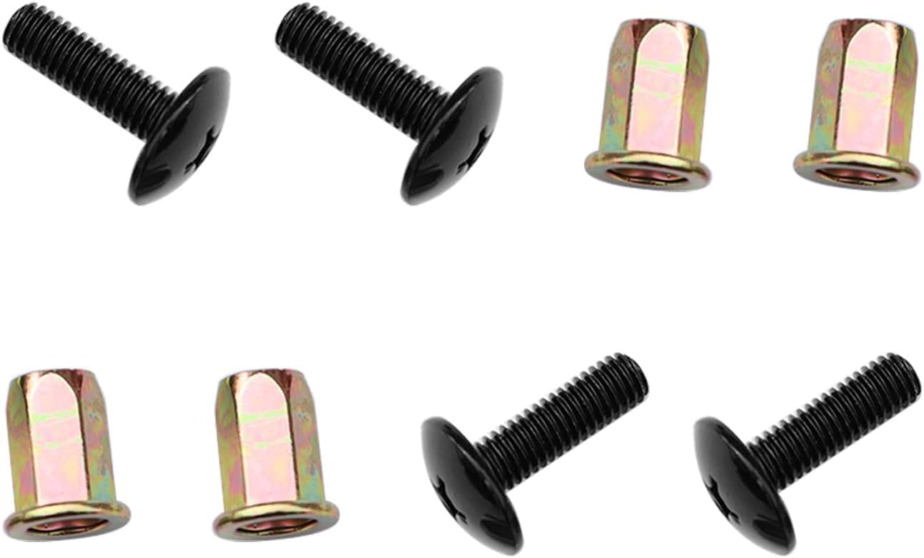4PCS Tailgate Cover Cap Screw Bolts Compatible with 2007-2014 Sierra Silverado，Replace15151978 /11518684(Screw Color (Black/Gold) Varies by Batch