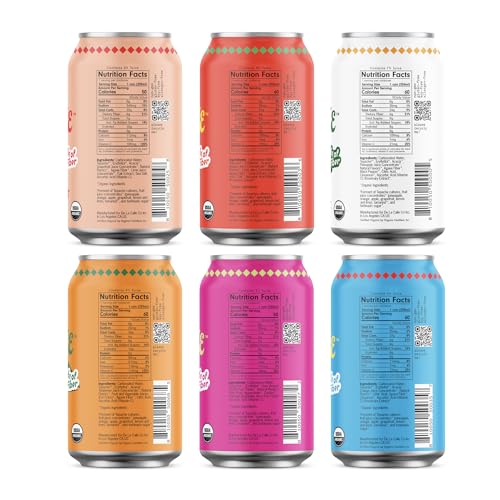 De La Calle Tepache - Mixta Variety Pack - Modern Mexican Soda - Craft Fermented Pineapple Sparkling Beverage - Certified Organic, Antioxidant Rich, Non-Alcoholic, Healthy Soda, Low Sugar, Low Calorie, Non-GMO