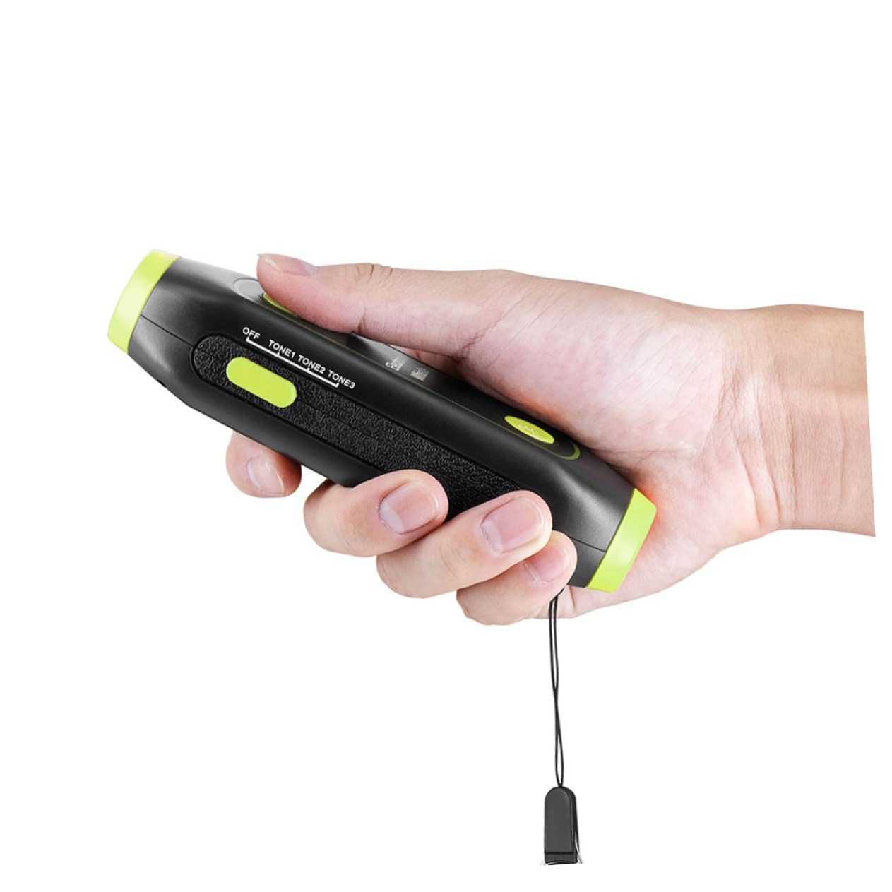 Sosoport the voicess voctorious kocher batteriebetrieben qridor bellen Sport elektrische Pfeife für Reisebusse für Trainer Magnet Green