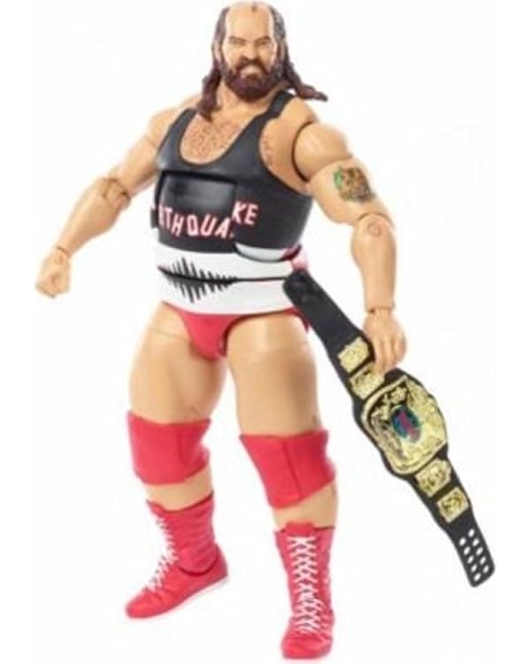 WWE, Elite Collection, Then Now Forever Earthquake (The Natural Disasters) Exclusive Action Figure, 7 Inches by WWF - Used condition - US$23.28