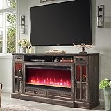 OKD Fireplace TV Stand for 80...