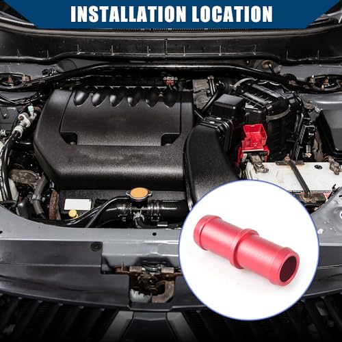 CNRAQR Aluminum Heater Hose Connector Compatible with 370Z Infiniti G35 G37 QX50 Q60 Q70 M35 M37 Replacement#92417-JK20A by CNRAQR - Image 6