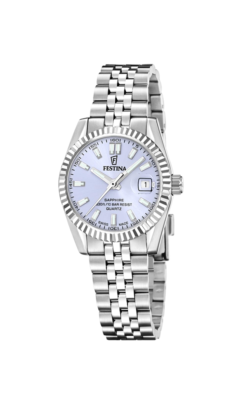 Festina Swiss Made Ladies Stainless Steel Watch with Bracelet F20087/3