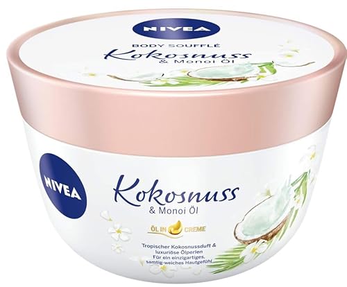 Nivea Body Soufflé Feuchtigkeitspflege für Kokosnuss und Monoi, 200 ml