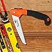 Folding Pruning Saw, Hand Held Design Jab Saw for Trimming Gardening Camping Hiking PVC Bone Cutting Wood, Portable Survival Foldable Saw with Rugged Blade(7