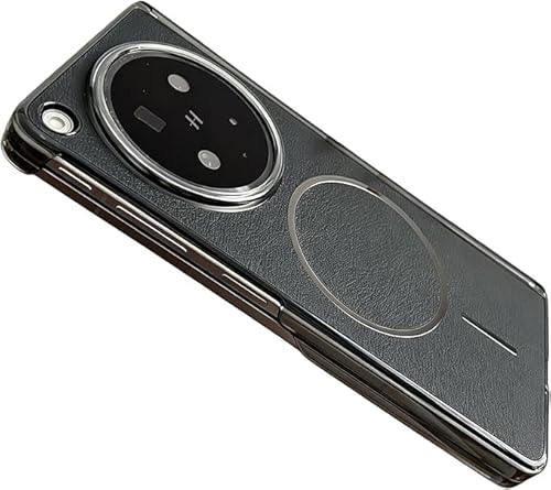 �yFotee�zFor OPPO Find N6�Ή� �P�[�X ���C�z�� ���C�����X�[�d�Ή� ��d��]���ی� �Ռ��z�� �y�� �ɔ� ���U�[���܂肽���݃X�}�z �J�o�[ (�u���b�N)