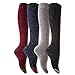 Lovely Annie Women's 4 Pairs Cute Cozy Knee High Cotton Socks HR158212 Size 6-9 ...