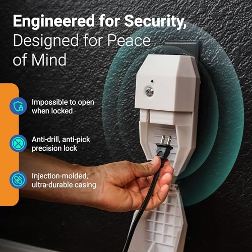 Locking Smart Plug for Kids' Screen Time – Supports Consistent Screen Time Boundaries for TVs, Gaming Consoles & Computers – No Monthly Fees