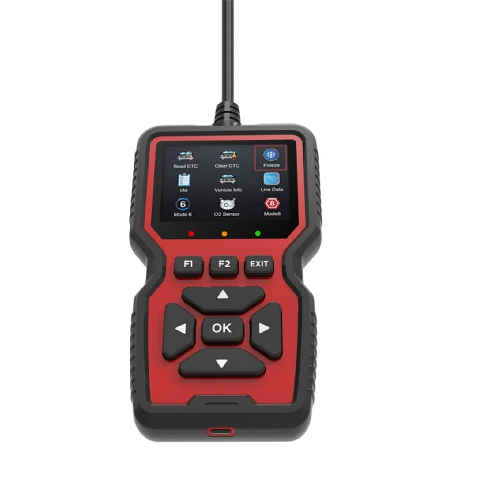 V519 OBD2 OBDII Scanner Colorful Screen Multi-language and Printer Diagnostic Device