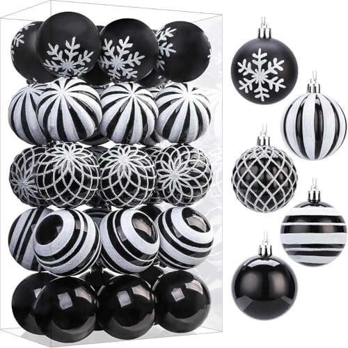 SHareconn 30ct/ 60mm Weihnachtskugeln Ornamente, bruchsichere für...